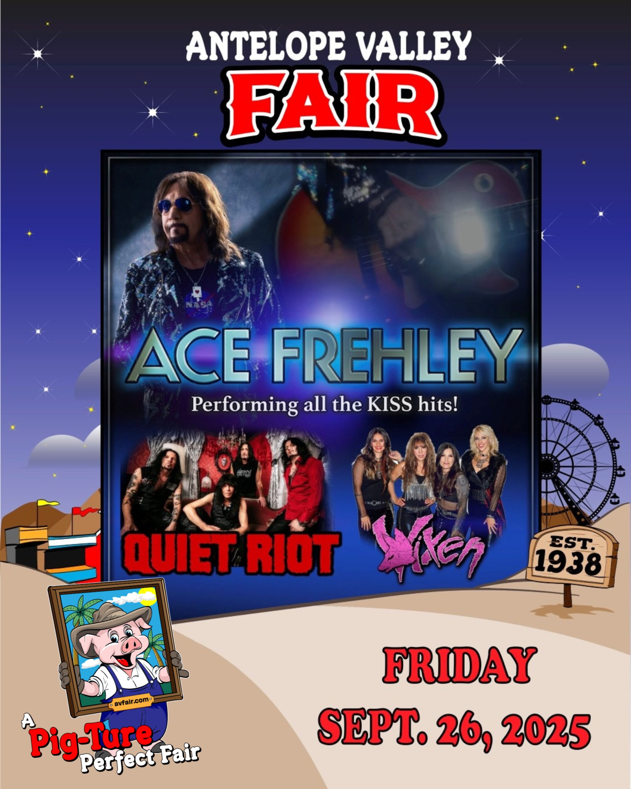 Ace Frehley with Quiet Riot & Vixen