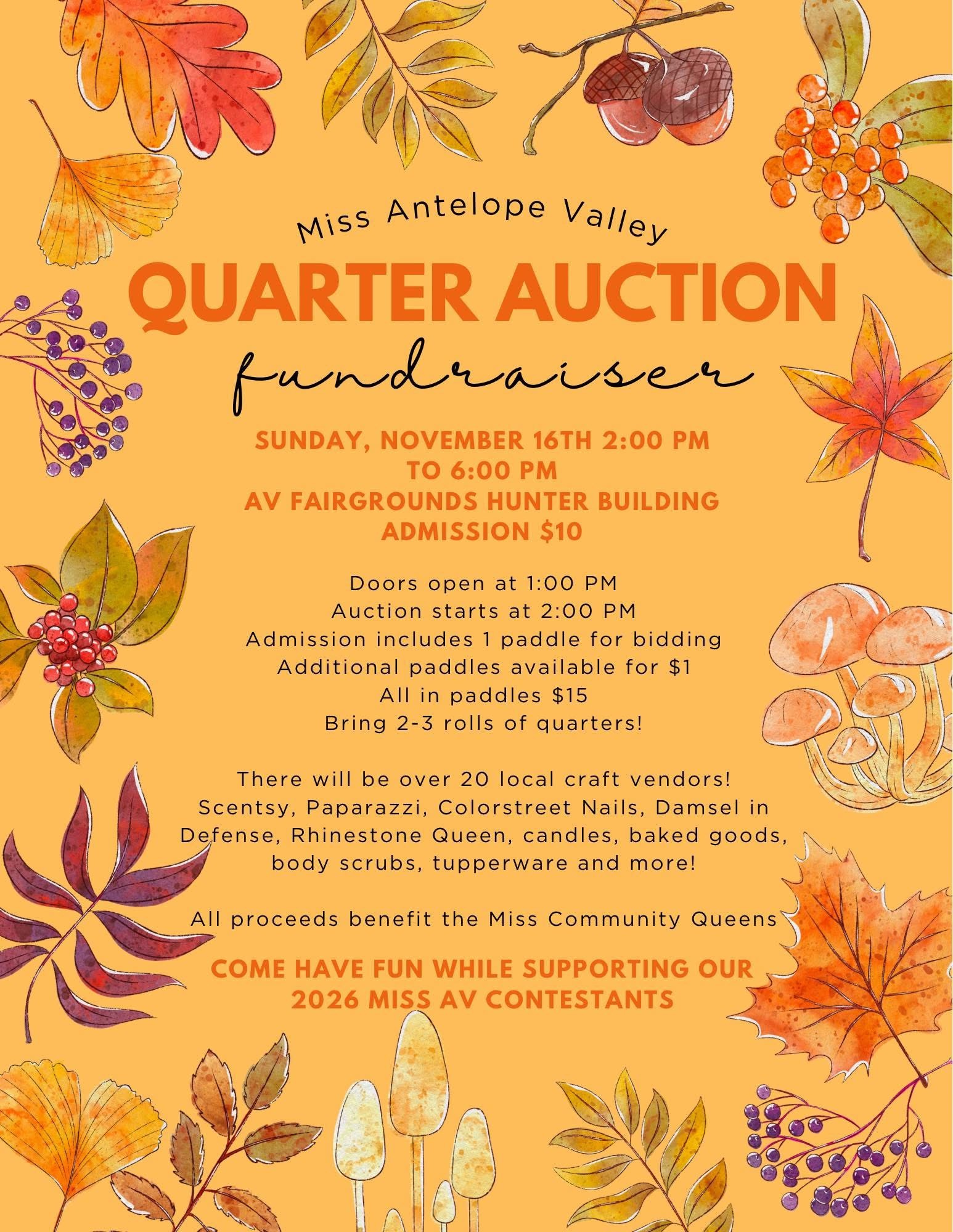 Miss AV Quarter Auction