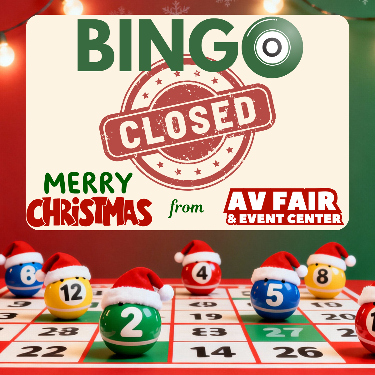 Bingo CLOSED